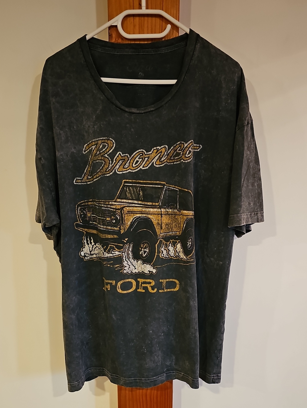 Ford Bronco Graphic Tee - Black with Gold Print